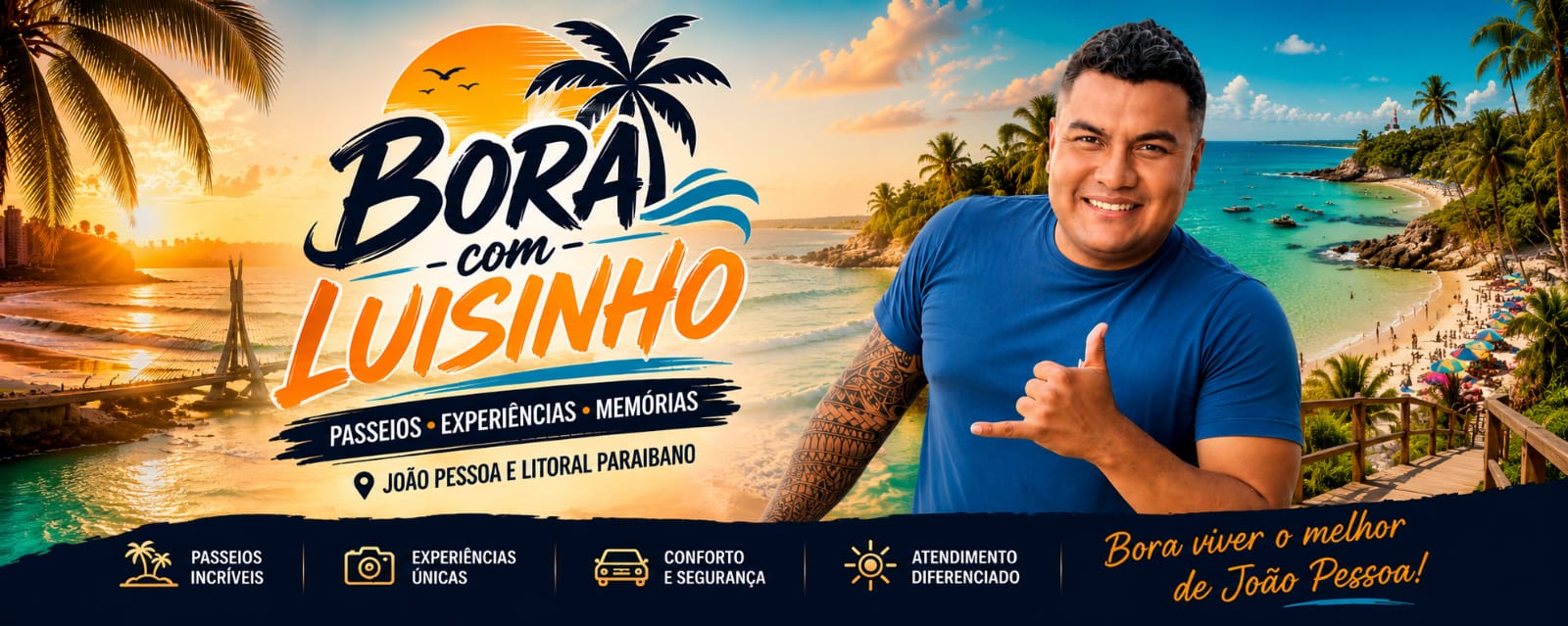 Bora com Luisinho em João Pessoa